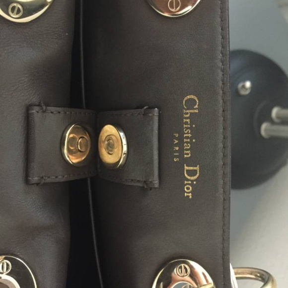 CHRISTIAN DIOR MEDIUM BULLCALF HANDBAG - Picture 2 of 6